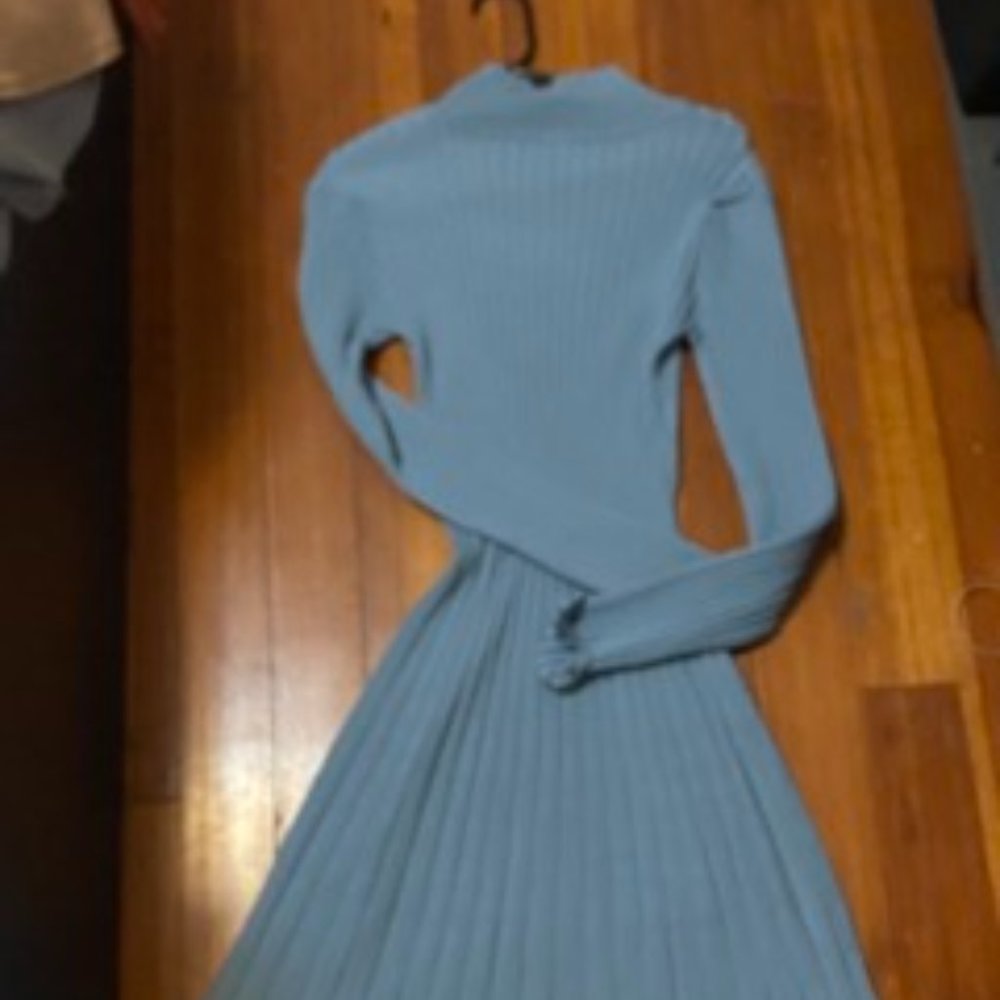 Long Blue Dress